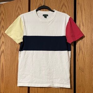 J. Crew Color Block Short Sleeve Tee